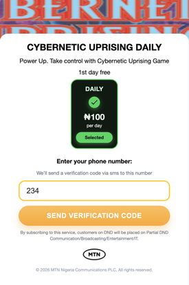 NG Cybernetics Uprising Evina 2ClickFlow MTN , Wifi Nigeria 1